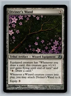 Magic The Gathering Morningtide Diviner's Wand #142/150 MTG TCG CCG - Image 1