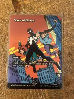 MTG Winds of Change 0030 NM Regular Borderless MTG Spider-Man Magic - Image 1