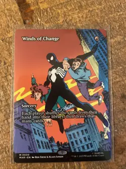 MTG Winds of Change 0030 NM Regular Borderless MTG Spider-Man Magic - Image 2