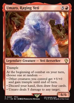 Umaro, Raging Yeti - Final Fantasy Commander fic rt - MTG - Image 1