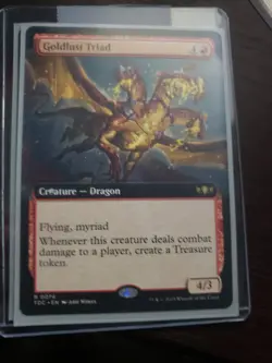 MTG Magic the Gathering Goldlust Triad (74/478) Tarkir Dragonstorm Commander LP - Image 1