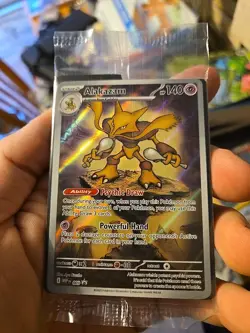 Alakazam Promo Mega Evolutions In Hand Pokemon TCG Sealed - Image 1