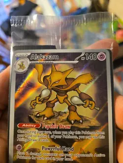 Alakazam Promo Mega Evolutions In Hand Pokemon TCG Sealed - Image 2