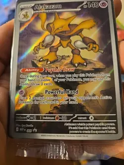 Alakazam Promo Mega Evolutions In Hand Pokemon TCG Sealed - Image 3