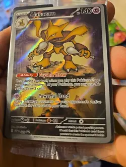 Alakazam Promo Mega Evolutions In Hand Pokemon TCG Sealed - Image 4
