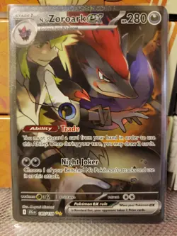 Pokemon N's Zoroark ex 185/159 Journey Together NEAR MINT - Image 1