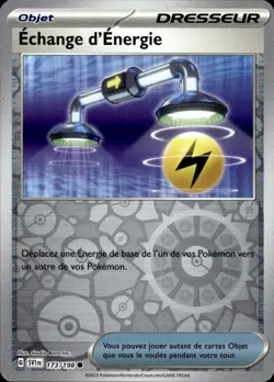 Carte Pokemon Echange d'Energie 173/198 Reverse EV1 : Ecarlate et Violet FR - Image 1