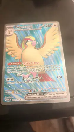 Pidgeot ex 217/197 - Scarlet & Violet Obsidian Flames - Pokemon TCG - Image 1