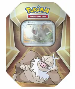 Pokemon TCG: Slaking Triple Whammy Collectors Tin - Factory Sealed 3 PACKS 2024 - Image 1