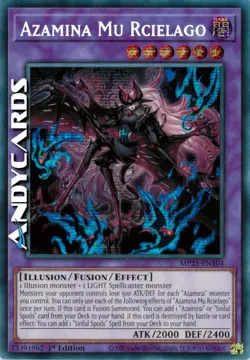 AZAMINA MU RCIELAGO • Segreta Prismatica SP • MP25 EN104 • 1Ed • Yugioh! - Image 1