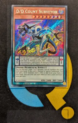 BLMM-EN041 D/D Count Surveyor Secret Rare 1st Ed YuGiOh - Image 1