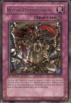 Royal Oppression - LOD-091 RARE YuGiOh TCG Card - Image 1