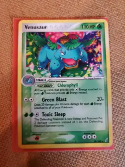 Venusaur 28/100 Gold Holo EX Crystal Guardians Pokemon Card - Image 1