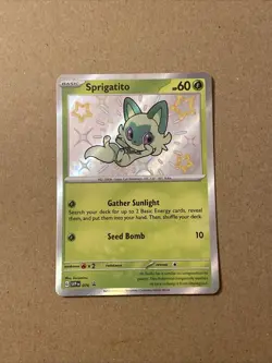 Sprigatito 076 SV: Scarlet & Violet Promo Cards holo Promo NM - Image 1