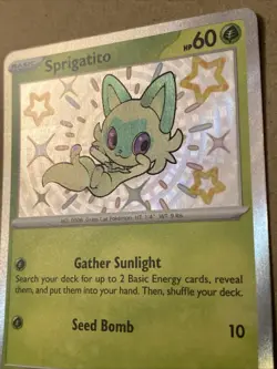 Sprigatito 076 SV: Scarlet & Violet Promo Cards holo Promo NM - Image 2