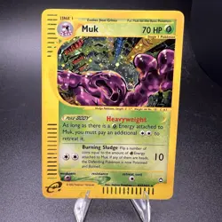 Muk H17/H32 Aquapolis Holo Rare Pokemon Card WOTC 2002 E-Reader - Image 1
