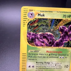 Muk H17/H32 Aquapolis Holo Rare Pokemon Card WOTC 2002 E-Reader - Image 3