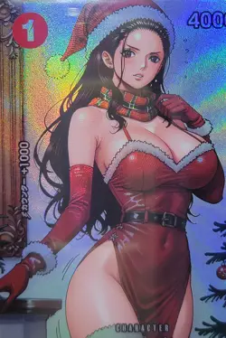 NICO ROBIN One Piece Waifu Santa Claus Goddess CUSTOM CARD NM - Image 4