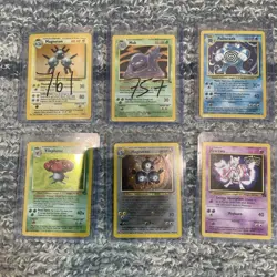 Pokemon Cards Assorted Vintage Holos, Base Set, Jungle, And Fossil - Image 1