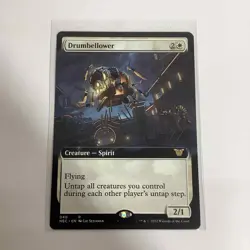 MTG Magic The Gathering Drumbellower 040 Kamigawa Neon Dynasty Extended Art M/NM - Image 1