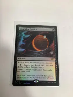 MTG Magic the Gathering Insatiable Avarice Promo Pack #0091 Foil Rare M/NM - Image 1