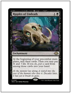 1x Ripples of Undeath, Modern Horizons 3, Magic the Gathering MTG NM - Image 1
