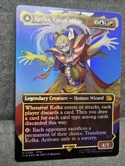 MTG - Kefka, Court Mage -0398 - (Borderless) - FINAL FANTASY NM FOIL - Image 2