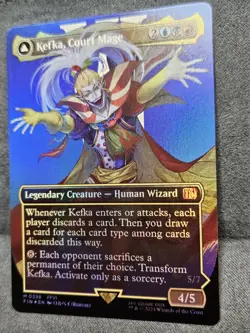 MTG - Kefka, Court Mage -0398 - (Borderless) - FINAL FANTASY NM FOIL - Image 3