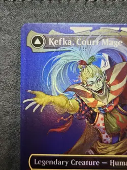 MTG - Kefka, Court Mage -0398 - (Borderless) - FINAL FANTASY NM FOIL - Image 4