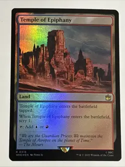 MTG Universes Beyond: Doctor Who Temple of Epiphany Foil 0316 NM Rare - Image 1