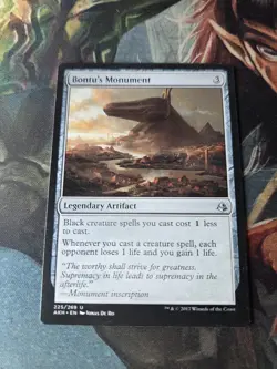 1x MTG Bontu's Monument - Amonkhet (AKH) #225 - Magic the Gathering - Image 2