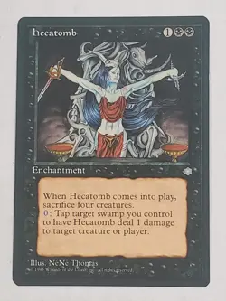 MTG Hecatomb (Ice Age/Black/R) - BGM - Image 1