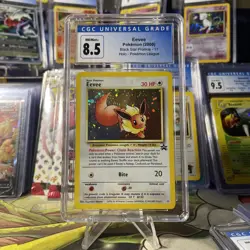 Eevee Pokemon (2000) Black Star Promo- 11 Holo Pokemon league CGC NM/Mint 8.5 - Image 1