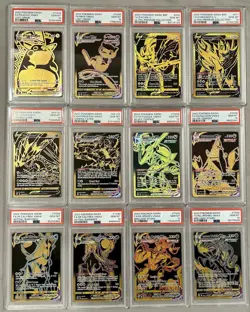 Pokemon Sword & Shield Black Gold Complete PSA 10 Set of 12 - Pikachu Mew ++ - Image 1