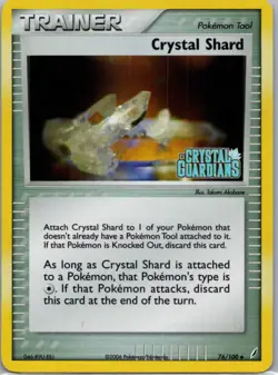 Pokemon TCG Crystal Shard 76 Crystal Guardians Reverse Holofoil LP - Image 1