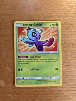 Shining Celebi SM79 Pokemon Sun and Moon Promo NM - Image 1