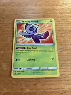 Shining Celebi SM79 Pokemon Sun and Moon Promo NM - Image 3
