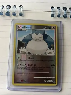 Pokemon TCG Diamond and Pearl #37/130 Snorlax Reverse NM - Image 1