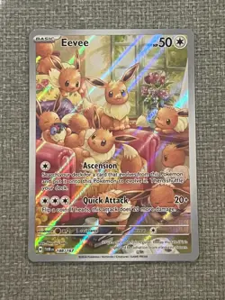 Eevee 188/167 Illustration Rare Twilight Masquerade Pokemon TCG Near Mint - #1 - Image 1