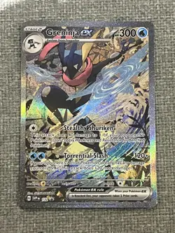 Greninja ex SVP 132 Shrouded Fable Black Star Promo Pokemon TCG - Image 1