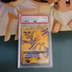 2021 POKEMON SM BLACK STAR PROMO #SM248 FULL ART/PIKACHU & ZEKROM GX PSA 9 - Image 1