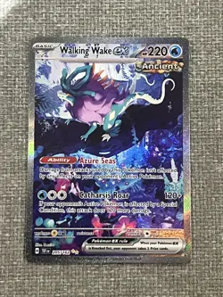 Pokemon TCG Walking Wake EX 205/162 Scarlett & Violet Temporal Forces - Image 1