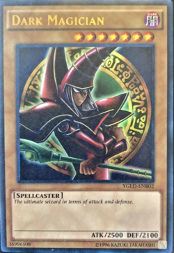 Dark Magician - Ultra Rare YGLD-ENB02 YuGiOh TCG Card - Image 1