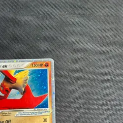 Pokemon TCG Blaziken EX Crystal Guardians Holo Card 90/100 HP - DMG - Image 2