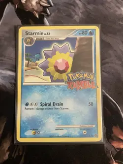Pokemon TCG Starmie (5/16) Stamped Rumble Promo Card 2009 - Image 1