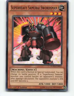 Superheavy Samurai Swordsman DUEA-EN012 1st Edition YuGiOh Card - Image 1