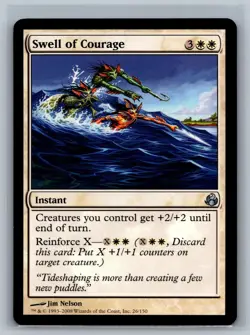 Magic The Gathering Morningtide Swell of Courage #26/150 MTG TCG CCG - Image 1