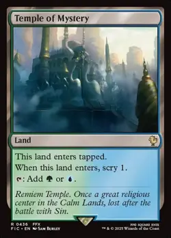 Temple of Mystery - Final Fantasy Commander fic cb - MTG - Image 1