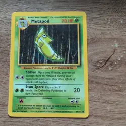 Pokemon TCG 1999 Base Set Metapod 54/102 - Image 1