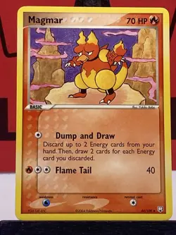 Magmar 44/109 Team Rocket Returns Uncommon Pokemon TCG Regular LP - Image 3